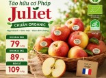 Táo Hữu Cơ Pháp Juliet chỉ 79k/kg khi mua 5kg