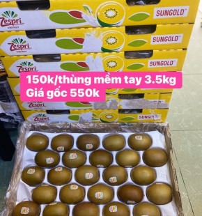 BIG SALE KIWI VÀNG NEW ZEALAND MỀM TAY CHỈ 150.000/ THÙNG 3.5KG