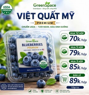 CHƯƠNG TRÌNH KHUYẾN MÃI GREENSPACE – VIỆT QUẤT MỸ PREMIUM CHUẨN USDA 