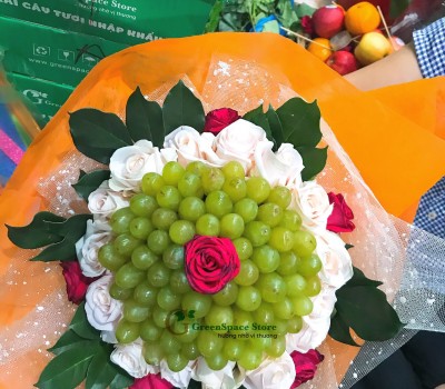 BÓ HOA NHO XANH