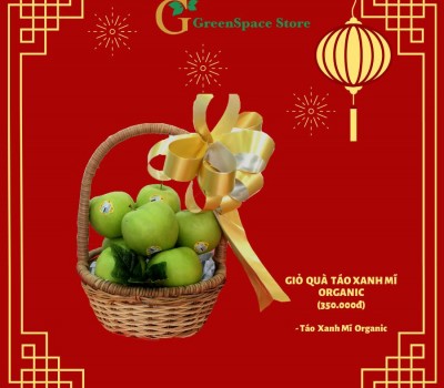 GIỎ QUÀ TÁO XANH MỸ ORGANIC