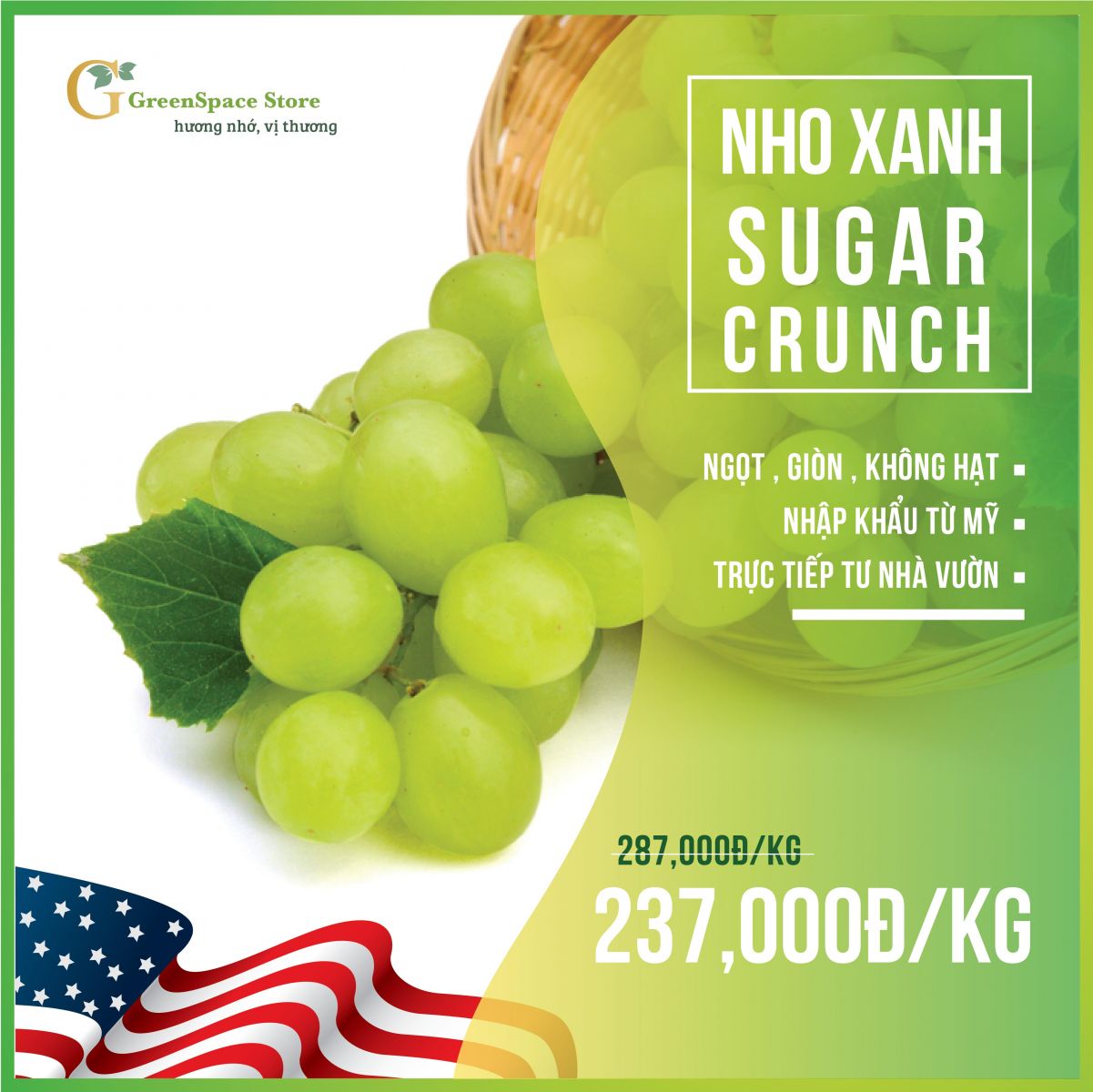Nho Mỹ Sugar Crunch